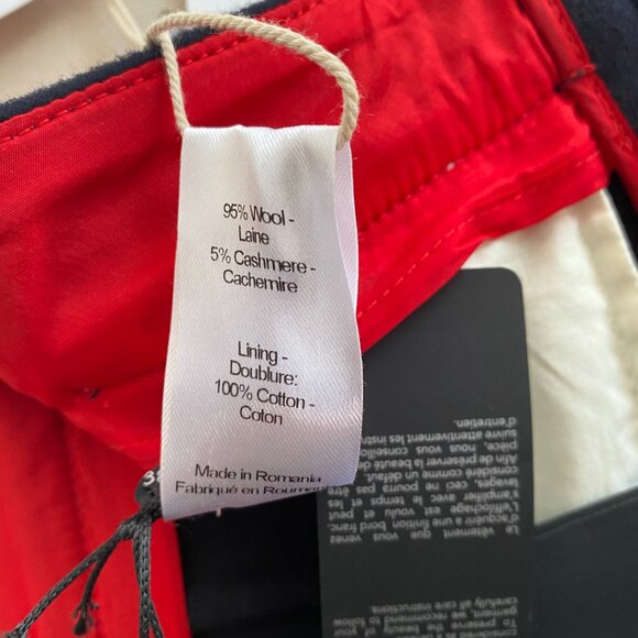 Joseph "Annum" Wool Pants with Red Stripe, size 38 (fits like slim size 4) - Picture 10 of 14